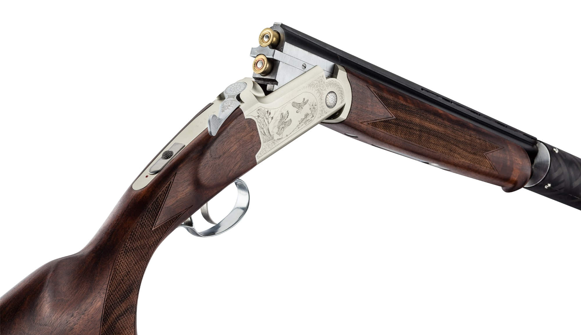 Fusil de chasse superposé Yildiz avec modérateur de son Cal. 410 Fusil de chasse superposé Yildiz avec modérateur de son Cal. 410